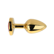 Load image into Gallery viewer, toosh-heart-shaped-gold-with-red-stone-small