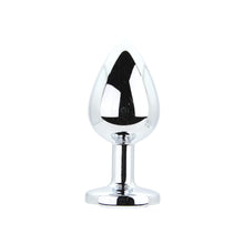 Load image into Gallery viewer, toosh-metal-butt-plug-silver-set-of-3-clear-stone