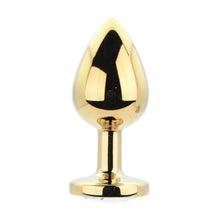 Load image into Gallery viewer, toosh-metal-butt-plug-gold-set-of-3-clear-stone