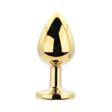 Load image into Gallery viewer, toosh-metal-butt-plug-gold-set-of-3-clear-stone