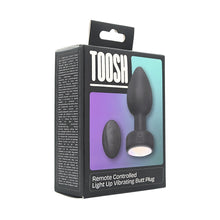 Load image into Gallery viewer, toosh-remote-controlled-light-up-vibrating-butt-plug
