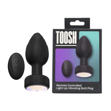 Load image into Gallery viewer, toosh-remote-controlled-light-up-vibrating-butt-plug