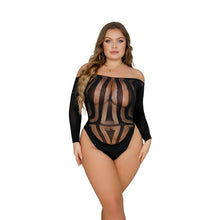 Load image into Gallery viewer, lace-by-lj-plus-size-long-sleeve-bodysuit