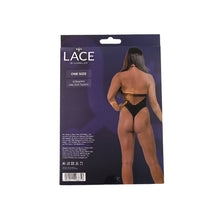 Load image into Gallery viewer, lace-by-lj-strappy-halter-teddy-black