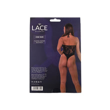 Load image into Gallery viewer, lace-by-lj-floral-halter-bodysuit-black