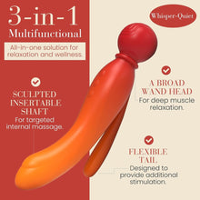 Load image into Gallery viewer, mylo-3-in-1-body-wand-massager-fire