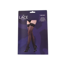 Load image into Gallery viewer, lace-by-lj-stay-up-thigh-high-stockings-with-lace-top