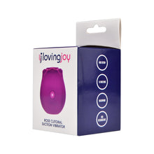 Load image into Gallery viewer, loving-joy-rose-toy-clitoral-suction-vibrator-purple