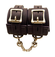 Load image into Gallery viewer, bound-nubuck-leather-ankle-restraints