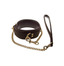 Load image into Gallery viewer, bound-nubuck-leather-collar