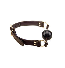 Load image into Gallery viewer, nound-nubuck-leather-solid-ball-gag