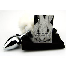 Load image into Gallery viewer, furry-fantasy-white-bunny-tail