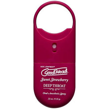 Load image into Gallery viewer, doc-johnson-goodhead-to-go-deep-throat-spray-sweet-strawberry
