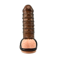 Load image into Gallery viewer, loving-joy-boss-textured-penis-sleeve-with-ball-loop