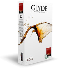 Load image into Gallery viewer, glyde-ultra-cola-flavour-vegan-condoms-10-pack