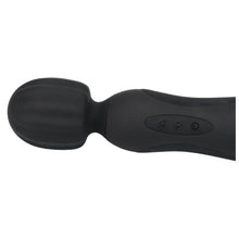 Load image into Gallery viewer, loving-joy-10-function-magic-wand-vibrator-black