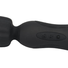 Load image into Gallery viewer, loving-joy-10-function-magic-wand-vibrator-black
