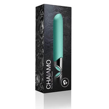 Load image into Gallery viewer, rocks-off-chaiamo-10-function-rechargeable-classic-vibrator-teal-blue