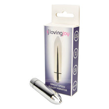 Load image into Gallery viewer, loving-joy-single-speed-silver-bullet-vibrator