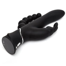 Load image into Gallery viewer, happy-rabbit-triple-curve-rechargeable-rabbit-vibrator-black