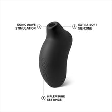 Load image into Gallery viewer, lelo-sona-sonic-clitoral-massager-black