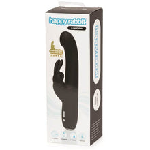 Load image into Gallery viewer, happy-rabbit-rechargeable-slimline-g-spot-rabbit-vibrator-black