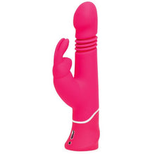 Load image into Gallery viewer, happy-rabbit-rechargeable-realistic-thrusting-rabbit-vibrator-pink