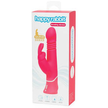 Load image into Gallery viewer, happy-rabbit-rechargeable-realistic-thrusting-rabbit-vibrator-pink