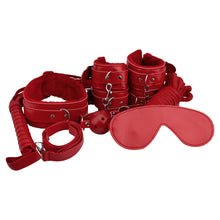 Load image into Gallery viewer, loving-joy-beginners-bondage-kit-red-8-piece