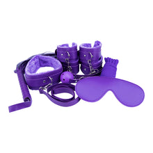 Load image into Gallery viewer, loving-joy-beginners-bondage-kit-purple-8-piece
