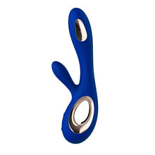 Load image into Gallery viewer, lelo-soraya-wave-dual-action-vibrator-midnight-blue