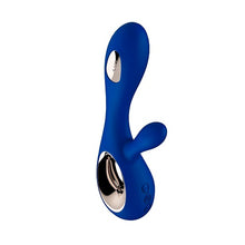 Load image into Gallery viewer, lelo-soraya-wave-dual-action-vibrator-midnight-blue