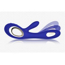 Load image into Gallery viewer, lelo-soraya-wave-dual-action-vibrator-midnight-blue