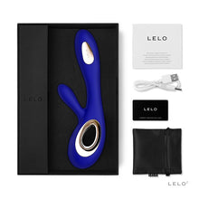 Load image into Gallery viewer, lelo-soraya-wave-dual-action-vibrator-midnight-blue
