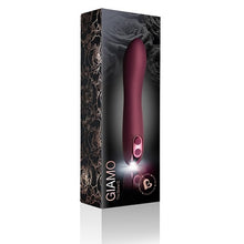 Load image into Gallery viewer, rocks-off-giamo-10-function-rechargeable-g-spot-vibrator-burgundy