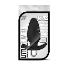 Load image into Gallery viewer, luxe-little-thumper-butt-plug-black