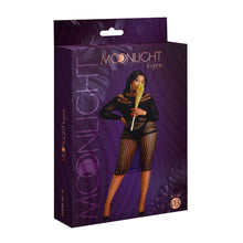 Load image into Gallery viewer, moonlight-long-sleeve-lace-dress-black-plus-size