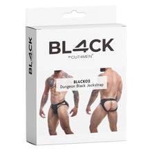 Load image into Gallery viewer, c4m-dungeon-black-leatherette-jockstrap-extra-large
