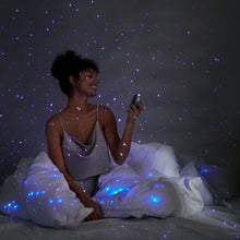Load image into Gallery viewer, svakom-galaxie-suction-vibrator-with-mood-projector-midnight-black