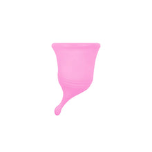 Load image into Gallery viewer, femintimate-eve-menstrual-cup-with-curved-stem-small