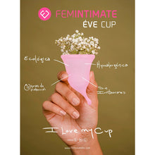 Load image into Gallery viewer, femintimate-eve-menstrual-cup-with-curved-stem-small