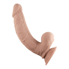 Load image into Gallery viewer, realcocks-dual-layer-bendable-dildo-9-inch-vanilla