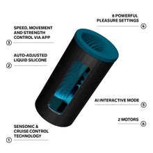 Load image into Gallery viewer, lelo-f1s-v3-ai-interactive-male-masturbator-blue