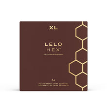 Load image into Gallery viewer, lelo-hex-condoms-respect-xl-36-pack