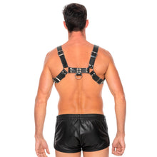 Load image into Gallery viewer, bulldog-leather-chest-harness-s-m