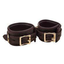 Load image into Gallery viewer, bound-nubuck-leather-wrist-restraints
