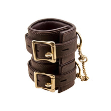 Load image into Gallery viewer, bound-nubuck-leather-wrist-restraints
