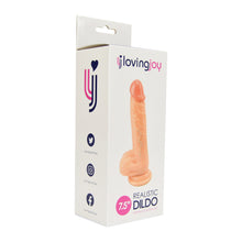 Load image into Gallery viewer, loving-joy-realistic-dildo-with-balls-and-suction-cup-7-5-inch
