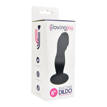 Load image into Gallery viewer, loving-joy-6-inch-silicone-dildo-with-suction-cup
