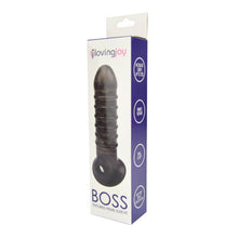 Load image into Gallery viewer, loving-joy-boss-textured-penis-sleeve-with-ball-loop
